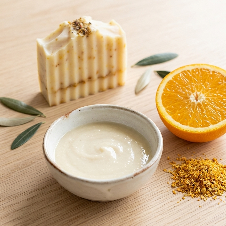 Resplandor de Tabor: Aclarante Natural & Brillo Solar. ☀️🍊
